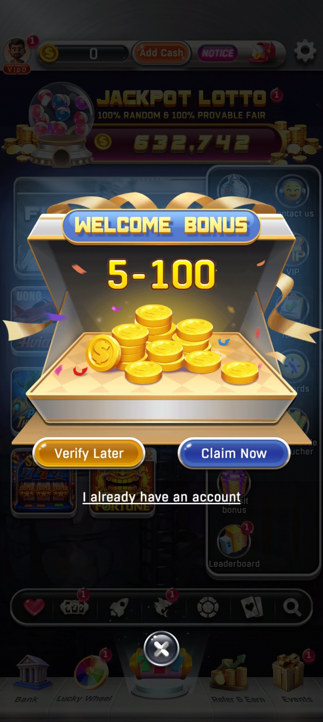 91 Bet Game mobile application